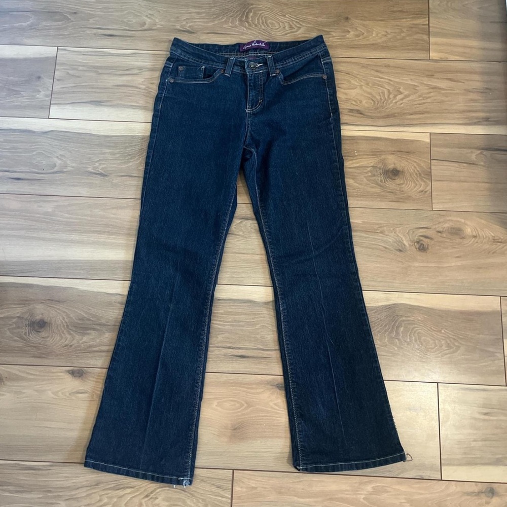 Back design flare/boot cut jeans
